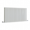 Radiateur design horizontal – 59, 5 cm x 118 cm – Blanc – Rang double – Sterling Quinn