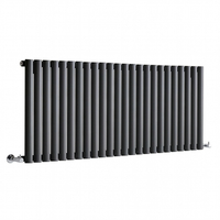 Radiateur design horizontal – 59, 5 cm x 141, 6 cm – Anthracite – Rang simple – Sterling Quinn