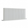 Radiateur design horizontal – 59, 5 cm x 141, 6 cm – Blanc – Rang double – Sterling Quinn