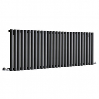 Radiateur design horizontal – 59, 5 cm x 165, 2 cm – Anthracite – Rang simple – Sterling Quinn