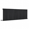 Radiateur design horizontal – 59, 5 cm x 165, 2 cm – Noir – Rang simple – Sterling Quinn