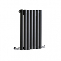 Radiateur design horizontal – 59, 5 cm x 41, 3 cm – Anthracite – Rang simple – Sterling Quinn