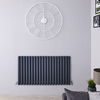 Radiateur design horizontal – 63, 5 cm x 118 cm – Anthracite – Double rangs – Vitality