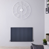 Radiateur design horizontal – Anthracite – 63, 5 cm x 100 cm – Double rangs - Vitality
