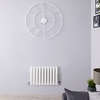 Radiateur design horizontal – Blanc – 40 cm x 59 cm – Double rangs - Vitality