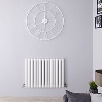 Radiateur design horizontal – Blanc – 60 cm x 82, 6 cm – Double rangs - Vitality