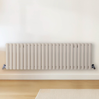 Radiateur design horizontal – Blanc (Pearl White) – 40 cm x 141, 6 cm – Rang double – Vitality