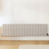 Radiateur design horizontal – Blanc (Pearl White) – 40 cm x 165, 2 cm – Rang double – Vitality