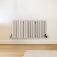 Radiateur design horizontal – Blanc (Pearl White) – 40 cm x 82, 6 cm – Rang double – Vitality