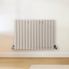 Radiateur design horizontal – Blanc (Pearl White) – 40 cm x 82, 6 cm – Rang double – Vitality