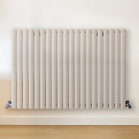 Radiateur design horizontal – Blanc (Pearl White) – 80 cm x 118 cm – Rang double – Vitality
