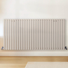 Radiateur design horizontal – Blanc (Pearl White) – 80 cm x 165, 2 cm – Rang double – Vitality