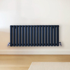 Radiateur design horizontal – Bleu (Regal Blue) – 40 cm x 100 cm – Rang double – Vitality