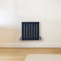 Radiateur design horizontal – Bleu (Regal Blue) – 40 cm x 41, 3 cm – Rang double – Vitality