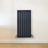 Radiateur design horizontal – Bleu (Regal Blue) – 80 cm x 41, 3 cm – Rang double – Vitality