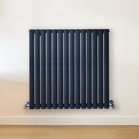 Radiateur design horizontal – Bleu (Regal Blue) – 80 cm x 82, 6 cm – Rang double – Vitality