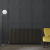 Radiateur design horizontal – Gris (Carbon Grey) – 63, 5 cm x 141, 6 cm – Rang double – Vitality