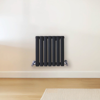 Radiateur design horizontal – Gris (Carbon Grey) – 40 cm x 41, 3 cm – Rang double – Vitality
