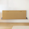 Radiateur design horizontal – Jaune (Autum Yellow) – 40 cm x 118 cm – Rang double – Vitality