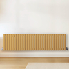 Radiateur design horizontal – Jaune (Autum Yellow) – 40 cm x 164, 7 cm – Rang double – Vitality