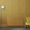 Radiateur design horizontal – Jaune (Autum Yellow) – 63, 5 cm x 118 cm – Rang double – Vitality