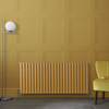 Radiateur design horizontal – Jaune (Autum Yellow) – 63, 5 cm x 141, 6 cm – Rang double – Vitality