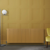 Radiateur design horizontal – Jaune (Autum Yellow) – 63, 5 cm x 165, 2 cm – Rang double – Vitality