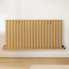 Radiateur design horizontal – Jaune (Autum Yellow) – 60 cm x 118 cm – Rang double – Vitality