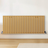 Radiateur design horizontal – Jaune (Autum Yellow) – 60 cm x 141, 6 cm – Rang double – Vitality