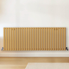 Radiateur design horizontal – Jaune (Autum Yellow) – 60 cm x 165, 2 cm – Rang double – Vitality