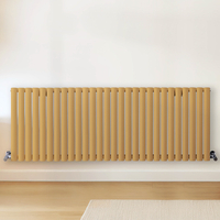 Radiateur design horizontal – Jaune (Autum Yellow) – 60 cm x 165, 2 cm – Rang double – Vitality