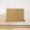 Radiateur design horizontal – Jaune (Autum Yellow) – 60 cm x 82, 6 cm – Rang double – Vitality