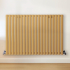 Radiateur design horizontal – Jaune (Autum Yellow) – 80 cm x 118 cm – Rang double – Vitality