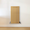 Radiateur design horizontal – Jaune (Autum Yellow) – 80 cm x 41, 3 cm – Rang double – Vitality