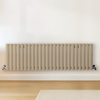 Radiateur design horizontal – Marron (Elk Brown) – 40 cm x 141, 6 cm – Rang double – Vitality