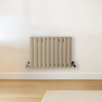Radiateur design horizontal – Marron (Elk Brown) – 40 cm x 59 cm – Rang double – Vitality