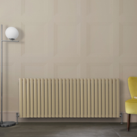 Radiateur design horizontal – Marron (Elk Brown) – 63, 5 cm x 165, 2 cm – Rang double – Vitality