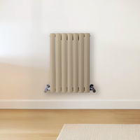 Radiateur design horizontal – Marron (Elk Brown) – 60 cm x 41, 3 cm – Rang double – Vitality