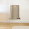 Radiateur design horizontal – Marron (Elk Brown) – 63, 5 cm x 41, 3 cm – Rang double – Vitality