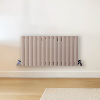 Radiateur design horizontal – Rose (Rose Petal Pink) – 40 cm x 82, 6 cm – Rang double – Vitality