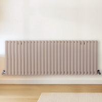 Radiateur design horizontal – Rose (Rose Petal Pink) – 60 cm x 165, 2 cm – Rang double – Vitality