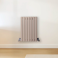 Radiateur design horizontal – Rose (Rose Petal Pink) – 60 cm x 41, 3 cm – Rang double – Vitality