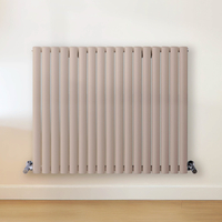 Radiateur design horizontal – Rose (Rose Petal Pink) – 80 cm x 100 cm – Rang double – Vitality