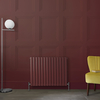Radiateur design horizontal – Rouge (Booth Red) – 63, 5 cm x 82, 6 cm – Rang double – Vitality
