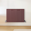 Radiateur design horizontal – Rouge (Booth Red) – 60 cm x 82, 6 cm – Rang double – Vitality