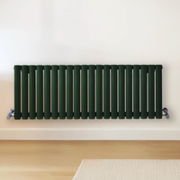 Radiateur design horizontal – Vert (Evergreen) – 40 cm x 118 cm – Rang double – Vitality