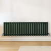Radiateur design horizontal – Vert (Evergreen) – 40 cm x 141, 6 cm – Rang double – Vitality