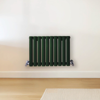 Radiateur design horizontal – Vert (Evergreen) – 40 cm x 59 cm – Rang double – Vitality