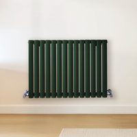 Radiateur design horizontal – Vert (Evergreen) – 60 cm x 82, 6 cm – Rang double – Vitality