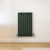Radiateur design horizontal – Vert (Evergreen) – 63, 5 cm x 41, 3 cm – Rang double – Vitality